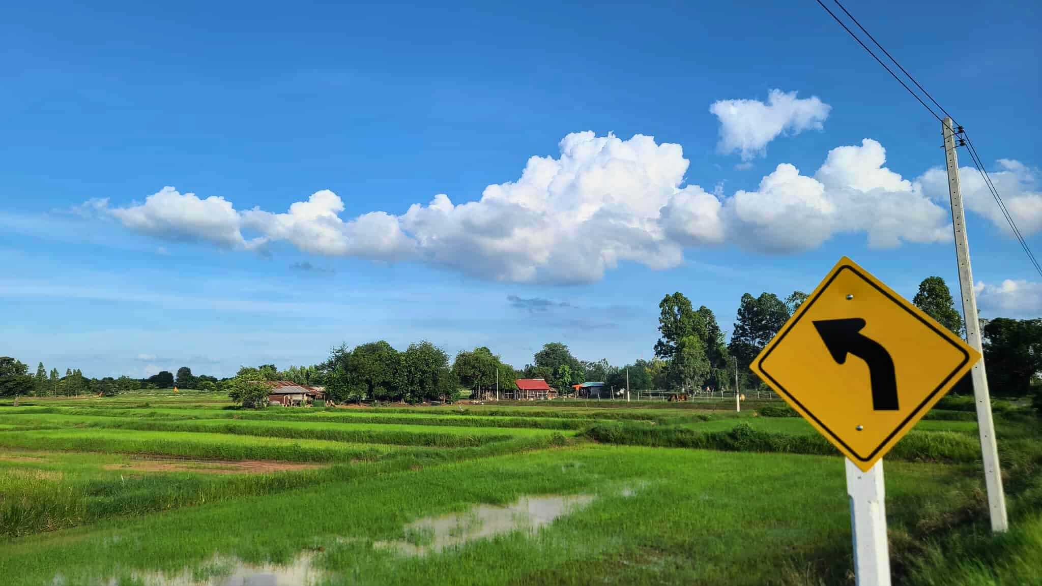Isan country farm roads are the best place to get lost